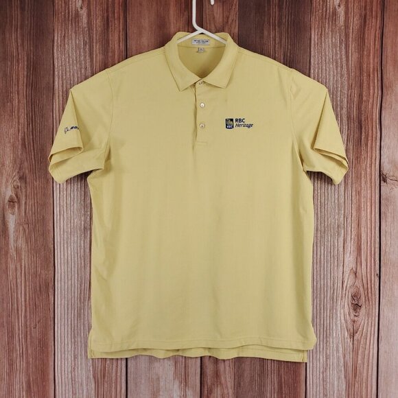 Peter Millar Other - Peter Millar Summer Comfort Mens XL RBC Heritage Boeing Embroidery SS Polo Shirt